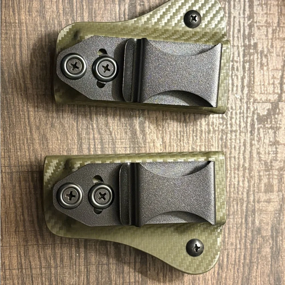 Olive Green Carbon Fiber Wallet
